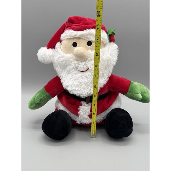 Santa Claus Christmas Plush 11” Stuffed Doll Silver One - Picture 3 of 9